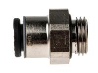 3101-06-60 Legris LF3000 Series Straight Threaded Adaptor, M10 Male to Push In 6 mm, Threaded-to-Tube Connection Style