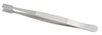 136-9797 RS PRO 120 mm, Stainless Steel, Flat, Tweezers