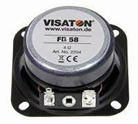 fr-58-4-ohm Visaton 58.5mm dia 10W nom Full Range Speaker Driver, 4Ω