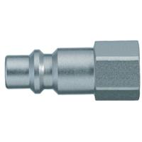30sfiw13sxn Legris Nickel Plated Steel Female Pneumatic Quick Connect Coupling, BSPP 1/8 in Female Female Thread