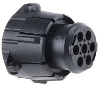121583-0018 ITT Cannon, APD 7 Pole Din Plug, DIN 72585, 48 V dc IP67, IP69K, Male, Cable Mount