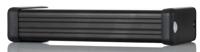 1455c1202bk Hammond 1455 Series Black Aluminium Enclosure, IP54, Flanged, Black Lid, 120 x 54 x 23mm