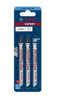 2608900563 Bosch, 6 Teeth Per Inch Plastic 83mm Cutting Length Jigsaw Blade, Pack of 3