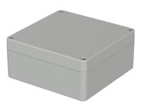 02217094 Bopla Euromas Series Light Grey Polycarbonate V0 Enclosure, IP66, IK07, Light Grey Lid, 122 x 120 x 55mm