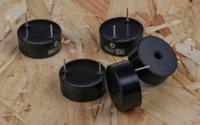 457-055 RS PRO 95dB Through Hole Continuous Internal Piezo Buzzer, 23.5 (Dia.) x 9.5mm, 3V dc Min, 30V dc Max