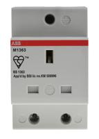 2csm259343r0721-m1363 ABB Grey 1 Gang Plug Socket, 13A, Type G - British, Indoor Use