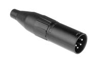ac4mbj Amphenol Industrial Cable Mount XLR Connector, Male, IP40, 133 V, 4 Way, Silver Plating