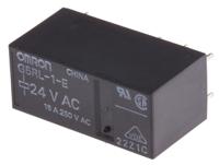 g5rl-1-e-ac24 Omron PCB Mount Power Relay, 24V ac Coil, 16A Switching Current, SPDT