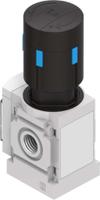 ms4-lr-14-d7-as-z Festo G 1/4 Pneumatic Regulator - 0.5bar to 12bar, 14bar max. input, 529420