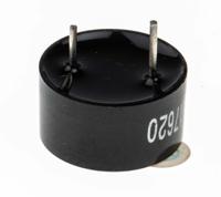 171-0858 RS PRO 80dB Through Hole Continuous Internal Piezo Buzzer, 13.8 (Dia.) x 11.5mm, 3V dc Min, 16V dc Max