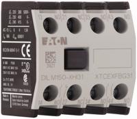277949-dilm150-xhi31 Eaton Auxiliary Contact, 4 Contact, 1NC + 3NO, Front Mount