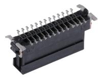 154718-154718-e ERNI SMC Series Straight Surface Mount PCB Socket, 26-Contact, 2-Row, 1.27mm Pitch, Solder Termination