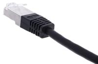 411-277 RS PRO, 10m Cat6, Black RJ45 to Male RJ45 Male, S/FTP Shielded, Terminated PVC Sheath
