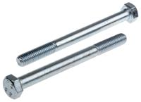 279-666 RS PRO Bright Zinc Plated Steel, Hex Bolt, M8 x 90mm