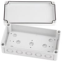 10541001 Spelsberg TK PS Series Grey Polystyrene Enclosure, IP66, Grey Lid, 180 x 94 x 57mm