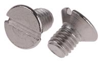 914-1677 RS PRO Slot M5 Countersunk A2 304 Stainless Steel Machine Screws DIN 963 x 8.0mm