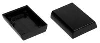 192-0802 RS PRO Black ABS Enclosure, 65.5 x 46.5 x 26.5mm
