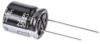 eeuee2e820s Panasonic 82μF Aluminium Electrolytic Capacitor 250V dc, Radial, Through Hole - EEUEE2E820S