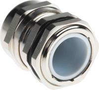 831-9056 RS PRO Metallic Nickel Plated Brass Cable Gland, PG16 Thread, 8mm min., 14mm max., IP68