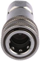 sh2-62-bspp Parker Stainless Steel Female Hydraulic Quick Connect Coupling, G 1/4 Female