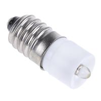207-523 RS PRO White LED Indicator Lamp, 6V ac/dc, E10 Base, 10mm Diameter, 2070mcd