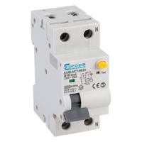 eublmc16b30a Europa RCBO, 16A Current Rating, 2P Poles, 30mA Trip Sensitivity, Type A, EUBLMC Range