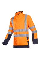 s101-9633-m Sioen Orange/Navy Arc Flash Jacket, M