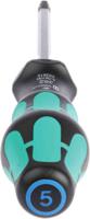 05022815001 Wera Ball End Hexagon  Screwdriver, 5 mm Tip, 100 mm Blade, 205 mm Overall