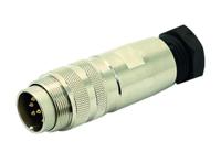 c09131h0041012u Amphenol Industrial, C091 4 Pole M16 Din, DIN EN 61076-2-106, 10A, 300 V IP67, Screw Coupling, Male, Cable Mount