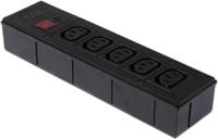 pxd301050011 Bulgin IEC C13 5 Gang Power Distribution Unit, No, 10A, 250 V ac, Fused