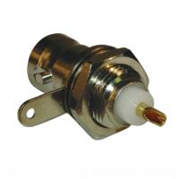 112424 Amphenol RF BNC Series, Jack Panel Mount BNC Connector, 50Ω, Solder Termination, Straight Body