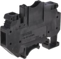 3118203 Phoenix Contact UK 6-FSI/C Series Black Fused DIN Rail Terminal, Single-Level, Screw Termination, Fused