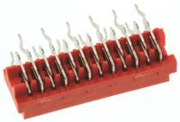 8-215460-2 TE Connectivity Micro-MaTch Series Right Angle Through Hole Mount PCB Socket, 12-Contact, 2-Row, 2.54mm Pitch, Solder