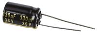 eeufm1v331 Panasonic 330μF Aluminium Electrolytic Capacitor 35V dc, Radial, Through Hole - EEUFM1V331