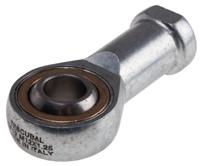303-4034 RS PRO M12 x 1.25 Female Steel Rod End, 12mm Bore, 66mm Long, Metric Thread Standard, Female Connection Gender