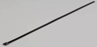547-4383 RS PRO Cable Tie, Roller Ball, 520mm x 7.9 mm, Metallic Polyester Coated Stainless Steel, Pk-100
