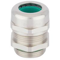 53112534 Lapp SKINTOP Series Nickel Plated Brass Cable Gland, M32 Thread, 11mm min., 21mm max., IP68
