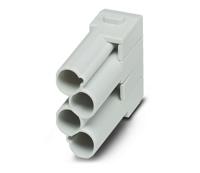 1414362 Phoenix Contact Heavy Duty Power Connector Module, 40A, Male, HC-M-04 Series, 4 Contacts