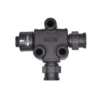 ab-ad-050505-mfm-tq001 Amphenol Industrial Tee 5 Pole Socket Adapter