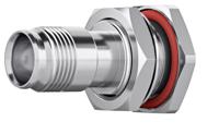 j01491a0007 Telegartner Nex10 Series Bulkhead Circular Coaxial Connector, Solder Termination, Straight Body