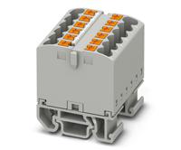 3274122 Phoenix Contact Distribution Block, 12 Way, 4mm², 24A, 690 V, Grey