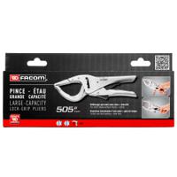 505apb Facom 505APB Locking Pliers, 270 mm Overall, Lock Grip Tip, 17mm Jaw