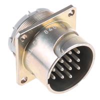 84031132 Souriau Sunbank by Eaton Circular Connector, 12 Contacts, Panel, Standard Connector, Socket, Male, IP65, 840 Series