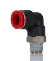 c01471028 Norgren Pneufit C Series Swivel Elbow, R 1/4 to Push In 10 mm, Threaded-to-Tube Connection Style