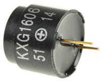 kxg1606 Kingstate 92dB PCB Mount External Magnetic Buzzer Component, 16 x 14mm, 3V dc Min, 12V dc Max