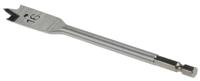 184-8083 RS PRO Chrome Vanadium Steel Flat Wood Drill Bit, 16mm Diameter, 152.4mm Overall