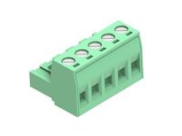 395305005 Molex, 5.08mm Pitch, 39530, 5 Way, Horizontal, Pluggable Terminal Block, Plug,