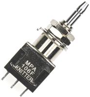 mpa-106-f KNITTER-SWITCH Miniature Push Button Switch, Momentary, Panel Mount, 6.4mm Cutout, SPDT