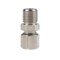 178-0961 RS PRO 1/4 BSP Compression Fitting for Use with Thermocouple or PRT Probe, 4mm Probe