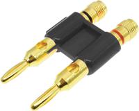 208-0284 RS PRO Black Male Banana Plug, 4 mm Connector, 32A, 30V, Gold Plating